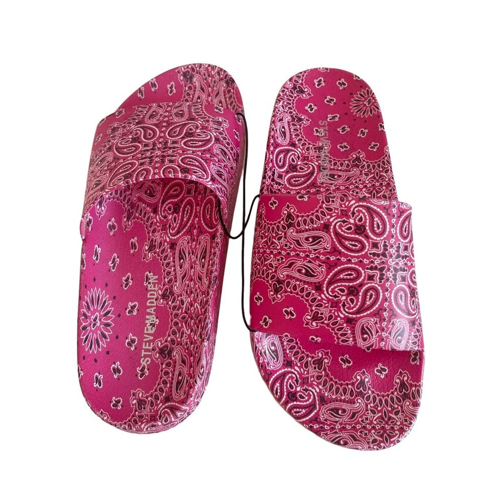 Steve Madden Sofi Pink Slides, Sofi04s1, Size 6 N… - image 1